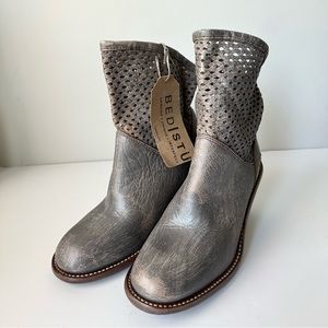 Bed Stu Gray Ankle Boots